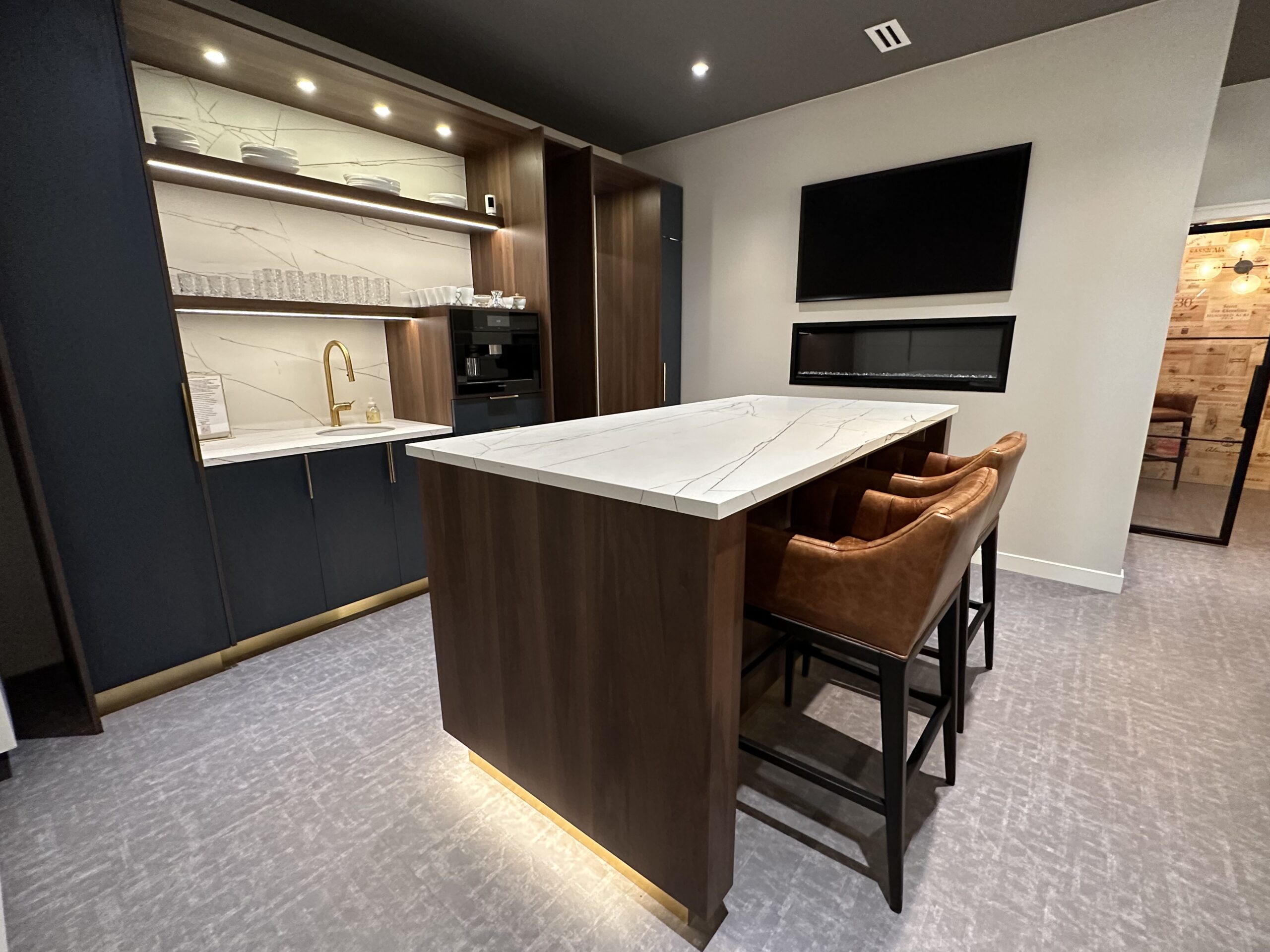 Custom kitchen at Bespoke Closets & Organized Spaces luxury design studio
